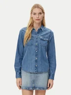 Koszule damskie - Guess Jeans Koszula W5RH35 D5M81 Niebieski Regular Fit - miniaturka - grafika 1