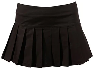 Cottelli Collection plisowana spódnica czarna (Black), M - Spódnice - miniaturka - grafika 1
