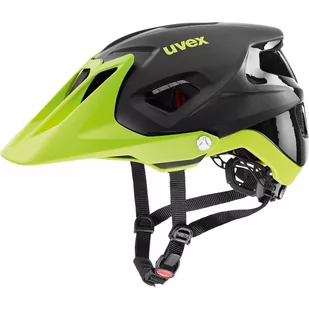 UVEX Quatro Integrale Black/Lime Matt 56-61 - Kaski rowerowe - miniaturka - grafika 1