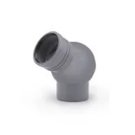 Akcesoria hydrauliczne - KOLANO NASTAWNE 75/0-90 SZARE - miniaturka - grafika 1