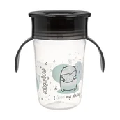 Kubki dla dzieci - KUBEK BIDON DO NAUKI PICIA DLA DZIECI 360° TRENINGOWY NIEKAPEK 6m+ AKUKU - miniaturka - grafika 1