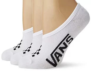 Vans Dziewczęce klasyczne skarpety Canodle 3 szt., białe (biało-czarne Yb), 13,5 UK dziecko -3,5 UK (31,5-36) (US 1-6) - Skarpetki damskie - miniaturka - grafika 1