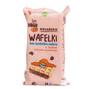 Zdrowa żywność - Me Gusto Wafelki z Kremem Kakaowo Orzechowym Wegańskie bez dodatku cukru BIO 120g - Super Fudgio - miniaturka - grafika 1