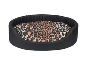 Legowiska dla psów - Ami Play Legowisko owalne Fun czarne XS 50703-uniw - miniaturka - grafika 1