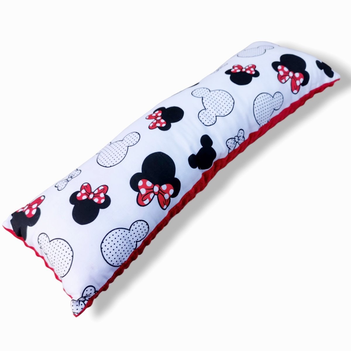 Poduszka Myszka Minnie długa poduszka wałek zagłówek ochraniacz Minnie