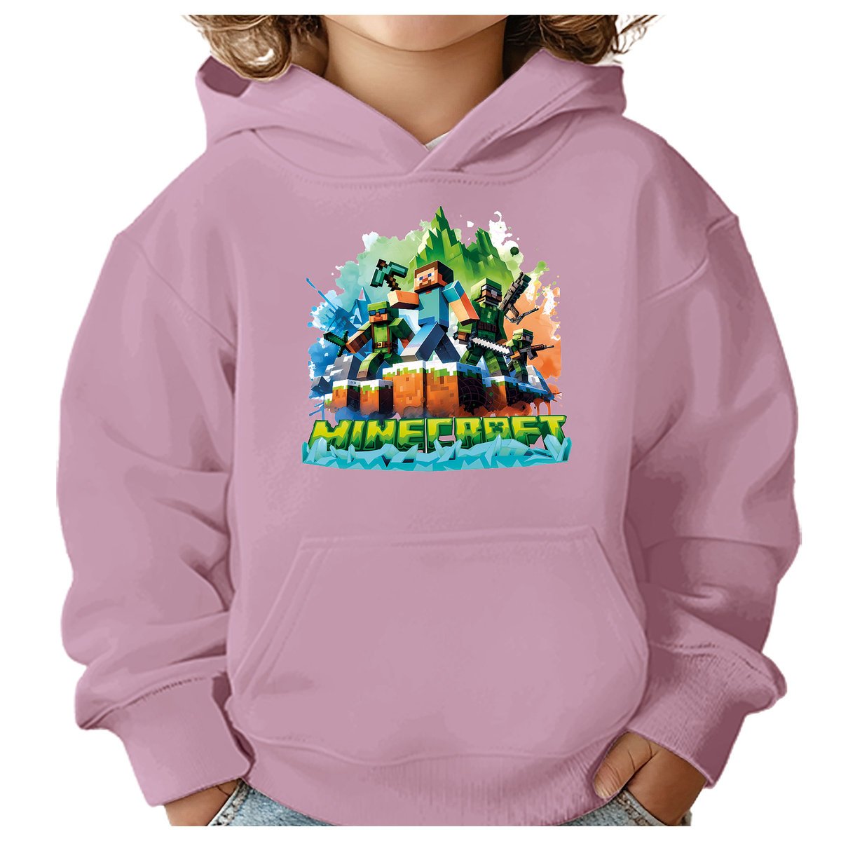 BLUZA DZIECIĘCA MINECRAFT LEGENDS 122-128 CHŁOPIĘCA DZIEWCZĘCA PREZENT