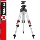 Sprzęt geodezyjny - Statyw korbowy mały lekki 58-130cm NESTLE - miniaturka - grafika 1