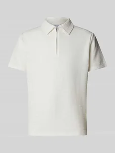 Koszulka polo z krótkim zamkiem błyskawicznym model ‘SANDER’ - Koszulki męskie - miniaturka - grafika 1