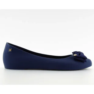 Balerinki meliski granatowe KM58 navy - ButyModne - Baleriny - miniaturka - grafika 1