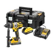 Wiertarko-wkrętarki akumulatorowe - DeWalt DCD999H2T-QW wiertarko-wkrętarka udarowa 18V 2x5,0Ah Li-Ion XRP PowerStack 112/66Nm FlexVolt Advantage w walizce TSTAK - miniaturka - grafika 1