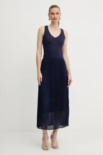 Morgan sukienka RMLISS kolor granatowy maxi rozkloszowana RMLISS - Sukienki - miniaturka - grafika 1