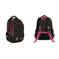 Plecaki szkolne i tornistry - St.right Plecak 3 komorowy 15 cali Black Glitter - miniaturka - grafika 1
