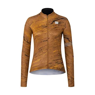 Sportful 1122503 Cliff SUP W TH JRS T-shirt damski skórzany złoty dąb czarny XXL, Skórzany złoty dąb czarny, XXL - Koszulki i topy damskie - miniaturka - grafika 1
