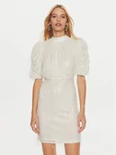 Sukienki - YAS Sukienka koktajlowa Fia 26035637 Écru Regular Fit - miniaturka - grafika 1