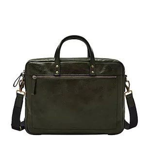 Fossil Męska torba robocza Haskell, zielona, 40,64 cm (dł. x szer. x wys.), zielony, 40.64cm L x 7.62 W x 30.48 H - Torby męskie - miniaturka - grafika 1