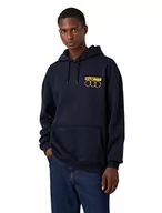 Bluzy męskie - Koton Męska bluza z kapturem Bedruckter, granatowa (Na1), XXL, Granatowy (Na1), XXL - miniaturka - grafika 1