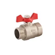 Zawory i kraniki - Zawór kulowy 3/8" z motylkiem Solid 5907732092721 - miniaturka - grafika 1