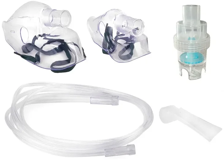 Zestaw Do Inhalatora Z Maskami Dla Dzieci I Dorosłych Nebulizator Wężyk 2m