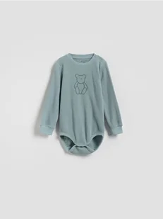 Reserved - Strukturalne body - jasnoturkusowy - Body dla niemowląt - miniaturka - grafika 1