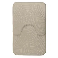 Dywaniki łazienkowe - Komplet dywaników łazienkowych FLORYDA 2 sztuki beżowy - miniaturka - grafika 1