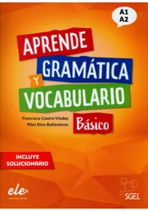 Aprende gramatica y vocabulario basico A1+A2 ćw. - Podręczniki dla szkół podstawowych - miniaturka - grafika 1