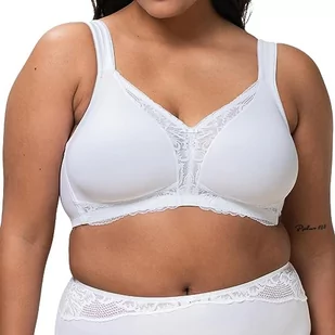 Triumph Damski nowoczesny biustonosz Lace+Cotton N, biały, 85D - Biustonosze - miniaturka - grafika 1