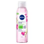 Kosmetyki do kąpieli - Nivea Naturally Good Żel Pod Prysznic Woda Różana - miniaturka - grafika 1