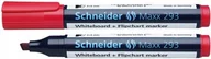 Zakreślacze - MARKER DO TABLIC SUCHOŚCIERALNYCH SCHNEIDER MAXX, CZERWONY, 10 SZTUK - miniaturka - grafika 1