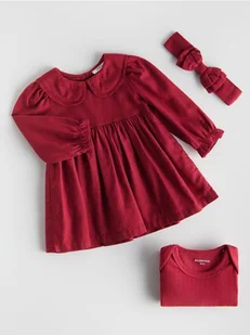 Reserved - Sukienka z opaską - czerwony - Spodenki dla niemowląt - miniaturka - grafika 1