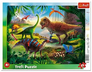 Trefl Puzzle 25el 31343 Dinozaury - Puzzle - miniaturka - grafika 1