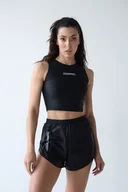 Koszule damskie - Crop top Fast - Move. Krótka koszulka treningowa - miniaturka - grafika 1