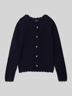 Kurtka o kroju regular fit z imitacji dzianiny - Swetry dla dziewczynek - miniaturka - grafika 1