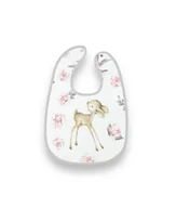 Śliniaki i fartuszki - Śliniaczek na napkę "S" 23x17,5 cm SŁODKA SARENKA RÓŻ - miniaturka - grafika 1