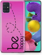 Etui i futerały do telefonów - Etui na telefon komórkowy Pokrowiec ochronny na Samsung Galaxy S10 Lite Etui Bumper Cases TPU, Model: Samsung Galaxy S10 Lite, Wybierz wzór: Be Happy Pink - miniaturka - grafika 1