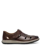 Półbuty męskie - Rieker Półbuty 17378-25 Brązowy - miniaturka - grafika 1