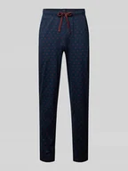 Spodnie sportowe męskie - Spodnie dresowe z elastycznym ściągaczem - miniaturka - grafika 1