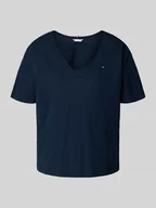 Koszulki i topy damskie - T-shirt o kroju regular fit z czystej bawełny - miniaturka - grafika 1