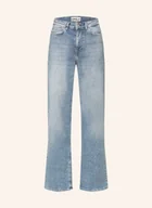 Spodnie damskie - Only Jeansy Wide Leg Madison blau - miniaturka - grafika 1