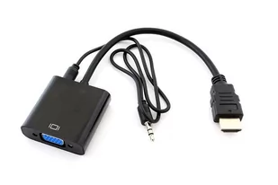 Hertz Adapter AV  HD31A KONWERTER ADAPTER Z HDMI DO VGA + AUDIO uniwersalny 1057-uniw - Kable - miniaturka - grafika 1