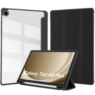Etui do tabletów - Etui D-Pro Smart Cover TPU+PC obudowa z klapką do Samsung Galaxy Tab A9 8.7” (X110/X115) (Czarny) - miniaturka - grafika 1