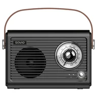 Radia - Savio RS-01 radio Przenośny Analogowy Czarny - miniaturka - grafika 1