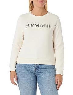 Armani Exchange Damska bluza z kapturem French Terry Armani z logo, Iso, XS - Bluzy damskie - miniaturka - grafika 1