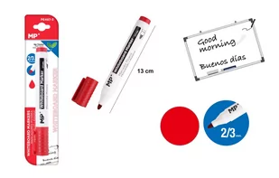 Marker Sucho Ścieralny Do Tablicy – Czerwony - Markery do tablic - miniaturka - grafika 1