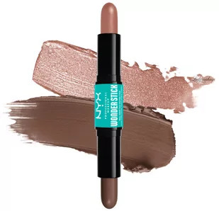 NYX Professional Makeup - WONDER STICK - DualEnded Face Shaping Stick - Sztyft do konturowania twarzy - 2x4 g - 03 LIGHT MEDIUM - Bronzery i konturowanie twarzy - miniaturka - grafika 1