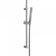 Zestawy prysznicowe - LAVEO NLP 11A2 PRETTO Zestaw natryskowy na drążku Długość drążka: 700 mm Wymiar słuchawki: 221x32 mm Długość węża: 1500 mm Wykończenie: grafit - miniaturka - grafika 1