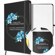 Notesy i bloczki - NOTES A5 z Gumką Prezent DZIEŃ NAUCZYCIELA Wzory - miniaturka - grafika 1