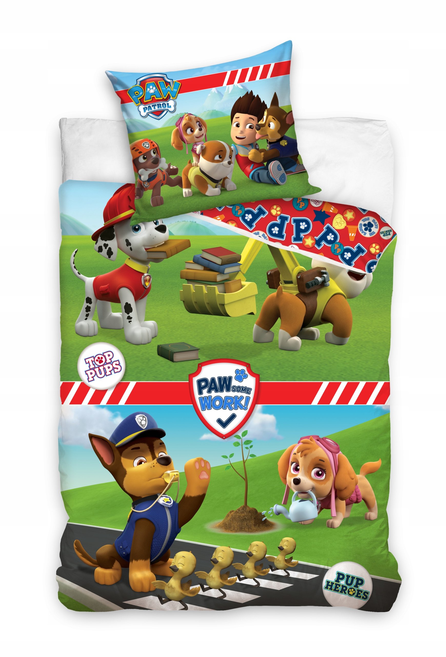 pościel Psi Patrol 160x200 Paw Raider Sky 2033