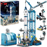 Klocki - Klocki Konstrukcyjne Rakieta Kosmiczna Statek Kosmiczny Space Rampa 1093El - miniaturka - grafika 1