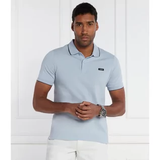 Koszule męskie - Calvin Klein Polo | Slim Fit | stretch pique - grafika 1