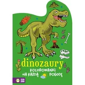 Kolorowanki, wyklejanki - ZIELONA SOWA Kolorowanki na każdą pogodę. Dinozaury - Marzena Ćwik - miniaturka - grafika 1